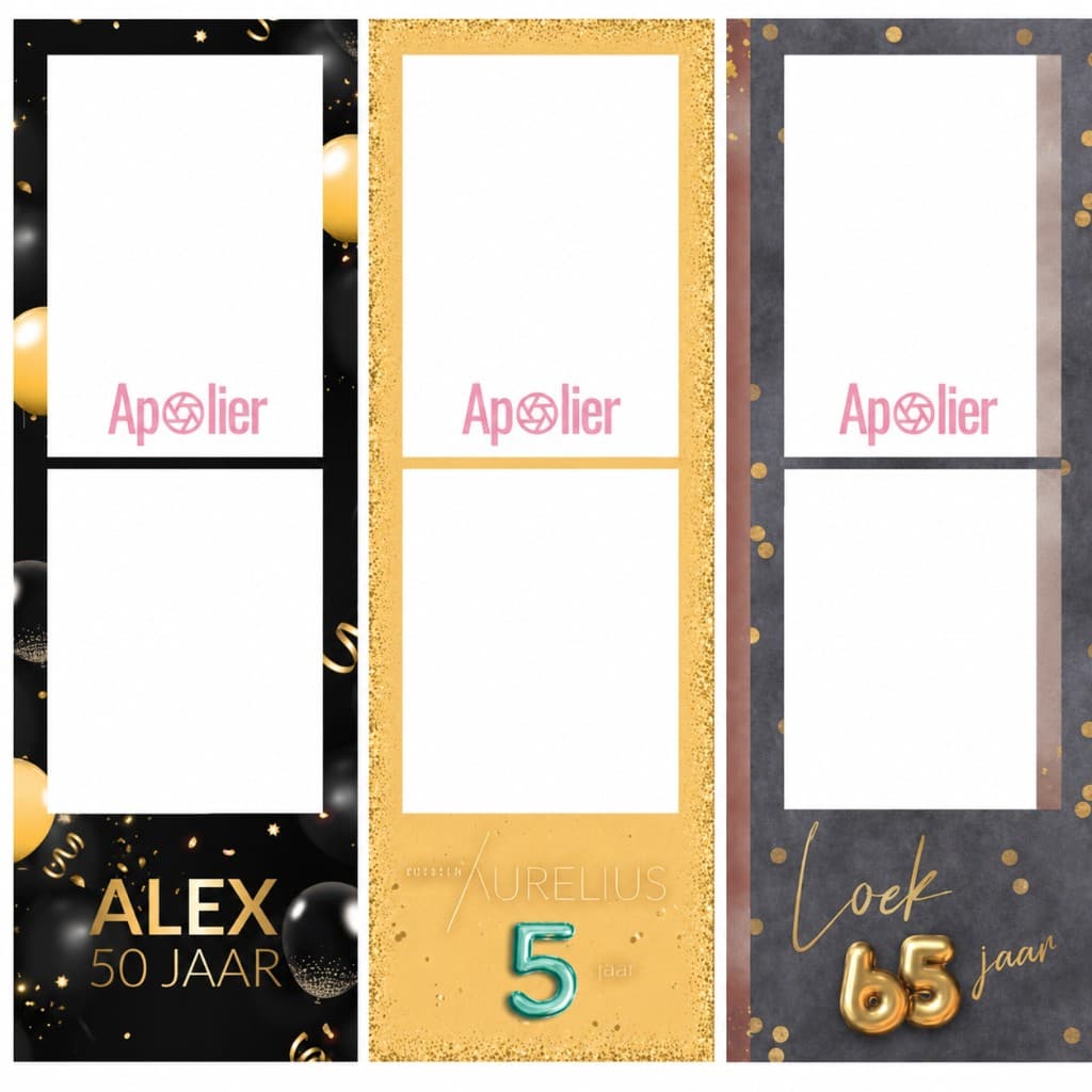 Phototrips voorbeeld: op maat ontworpen fotostrips